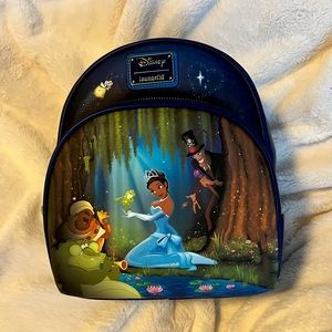 NWT The Princess and the Frog Loungefly mini backpack